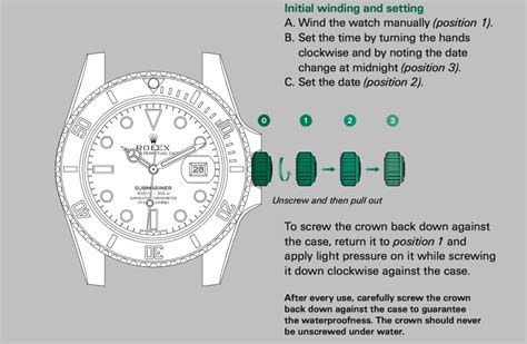 rolex time adjust|Rolex watch time setting.